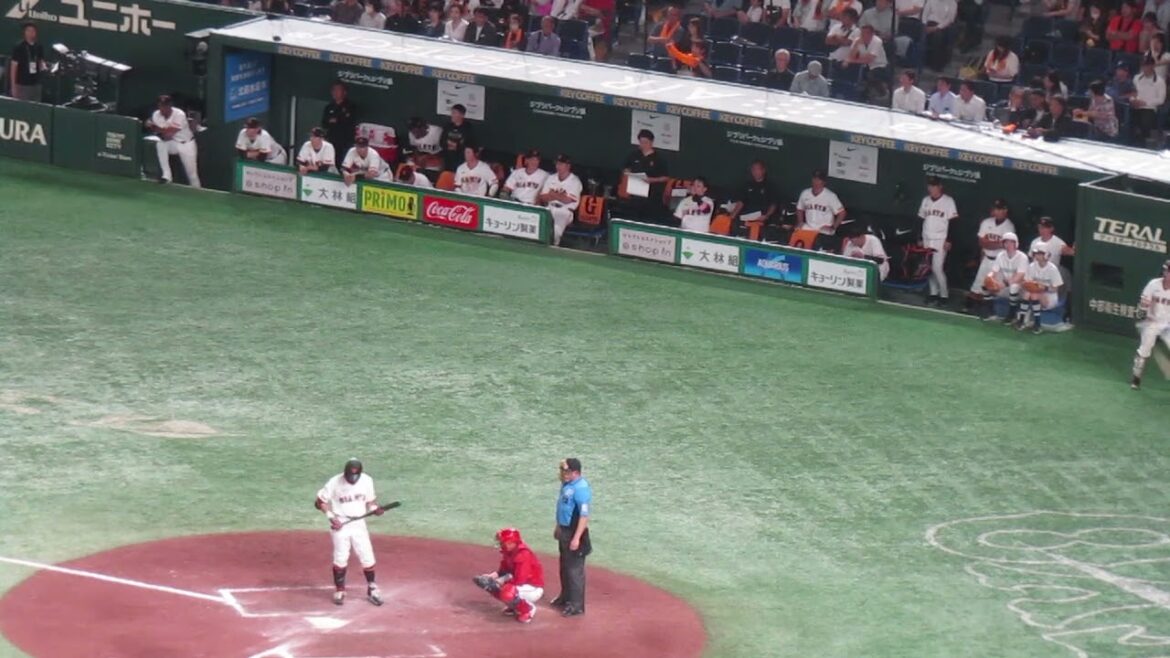 立岡宗一郎 見逃し三振の時の巨人ベンチの様子 2024年6月28日 読売ジャイアンツ 対 広島東洋カープ