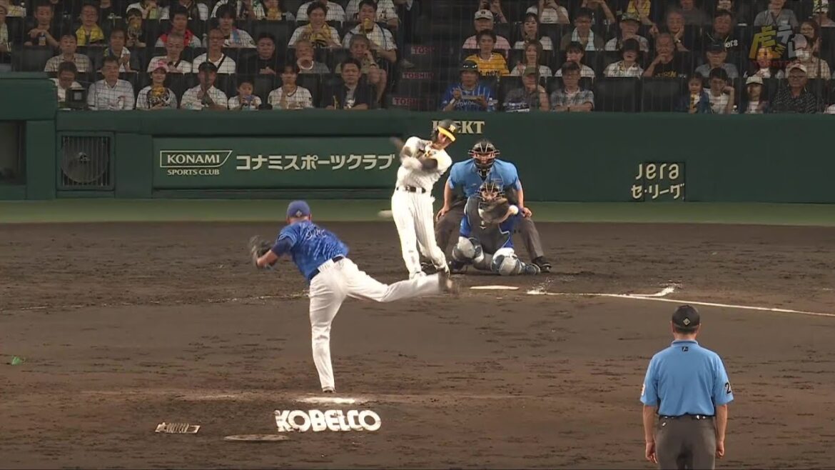 【執念の一打】5回裏、小幡選手が前進守備の間を破るライト前同点タイムリーヒット！【2024/7/6Ｔ－DB】