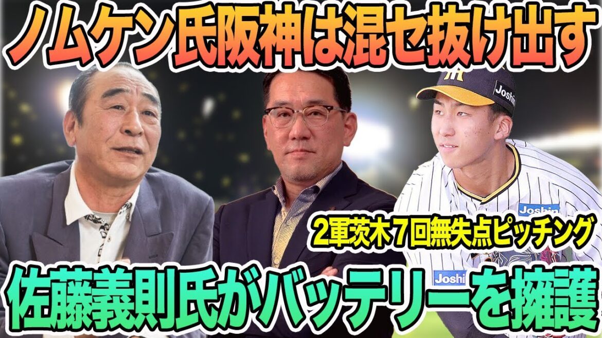 【野村謙二郎氏「阪神は混セ抜け出す」】2軍茨木7回無失点 ビーズリー中9日で先発 #阪神 #阪神タイガース #岡田監督 #ビーズリー #梅野 #野村謙二郎 【野村謙二郎氏「阪神は混セ抜け出す」】2軍茨木7回無失点 ビーズリー中9日で先発 #阪神 #阪神タイガース #岡田監督 #ビーズリー #梅野 #野村謙二郎