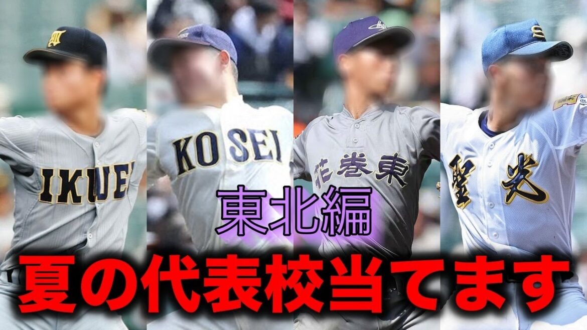 【第106回夏の甲子園】代表校予想&戦力分析【東北編】 #高校野球 【第106回夏の甲子園】代表校予想&戦力分析【東北編】 #高校野球