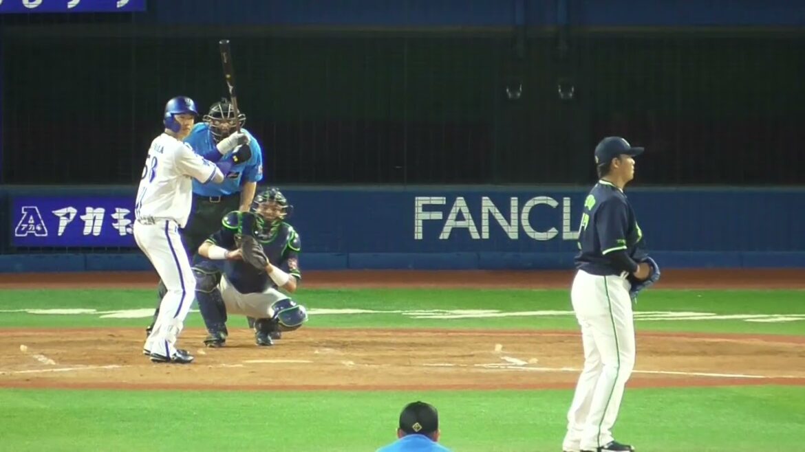 2024年7月2日  東京ヤクルト戦  代打・梶原 昂希 選手の打席