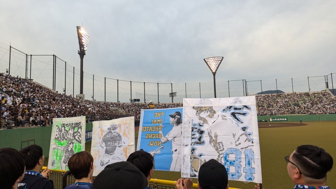 【2024山形開催】埼玉西武ライオンズスタメン発表＆応援歌1-9 楽天-西武 きらやかスタジアム山形 2024/6.28