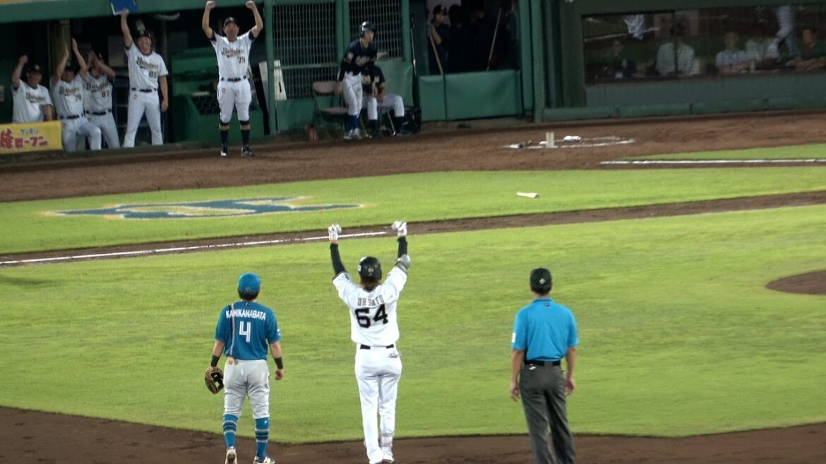 大里昂生、プロ初ヒットの次はプロ初タイムリー！
