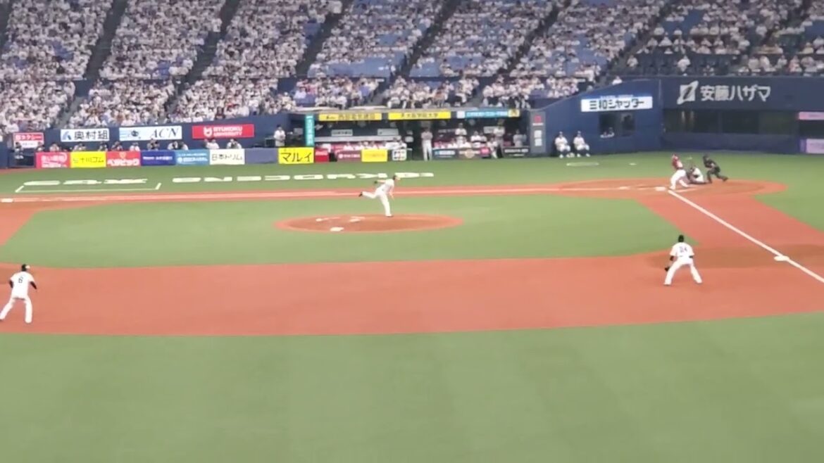 20240522　打者は平良竜哉！【共通テーマ2】東北楽天ｺﾞｰﾙﾃﾞﾝｲｰｸﾞﾙｽ　2回表【旧：汎用テーマ】@京ｾﾗﾄﾞｰﾑ大阪･ﾚﾌﾄ外野下段 白のｷｾｷ2024in大阪