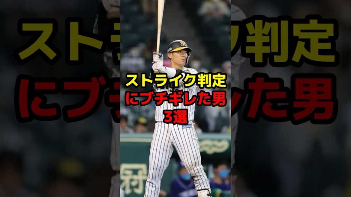 ストライク判定にブチギレた男3選#shorts #野球 #野球ネタ #ストライク #ブチギレ #判定 #中村剛也 #おかわり
