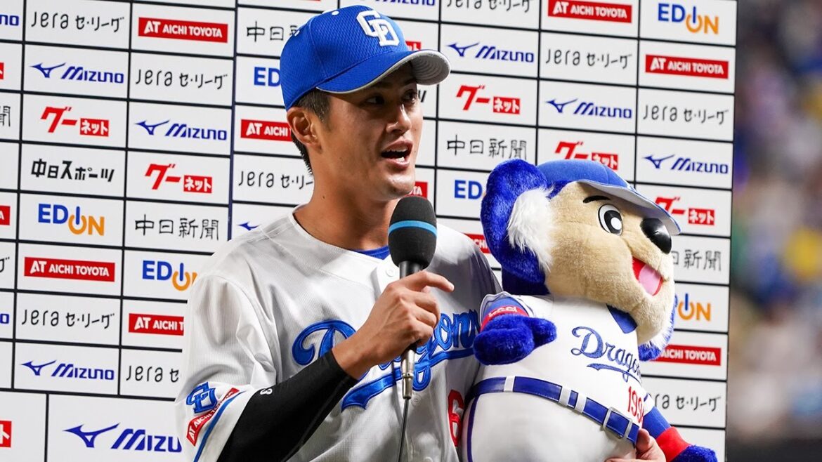 7/7 広島戦 ヒーロー＆監督インタビュー 板山選手・立浪監督