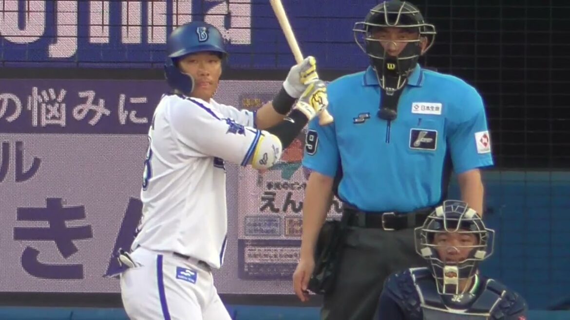 2024年7月4日 東京ヤクルト戦・ 2回裏 京田 陽太 選手の第1打席