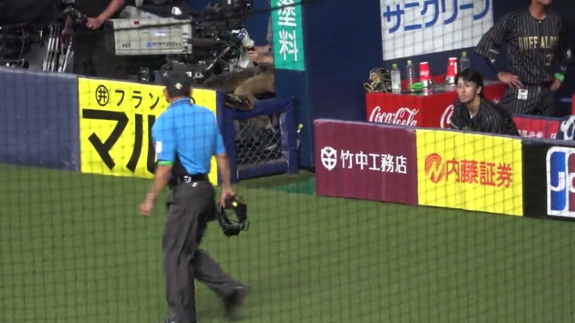【宗の同点タイムリー】盛り上がりすぎて球審に注意されるオリックスベンチ