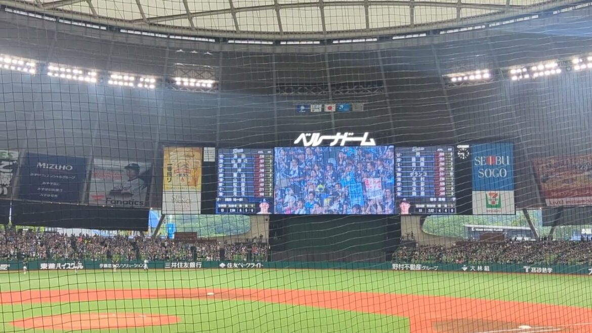 埼玉西武ライオンズスタメン応援歌1-9 西武-ロッテ ベルーナドーム 2024/7.6