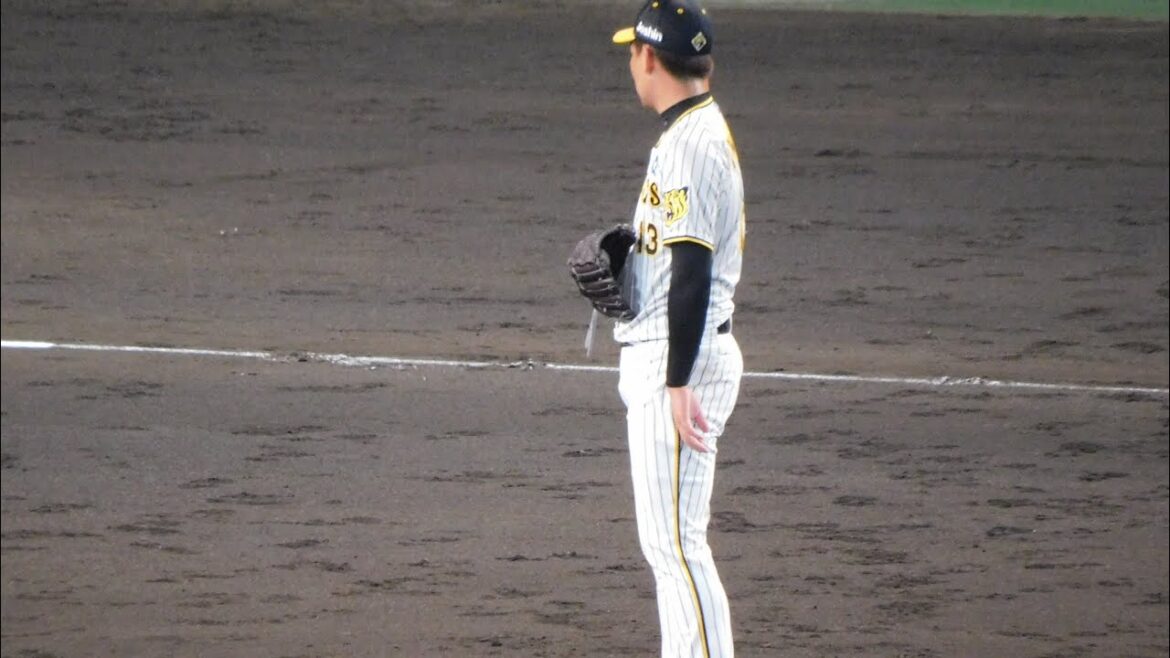 岩崎優 味方のエラーでピンチを招くも動じず度会を討ち取る 度会は悔しさのあまりその場で固まる