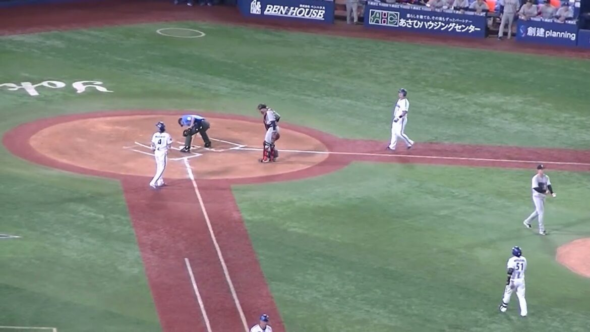 宮崎敏郎を内野ゴロに抑える平内龍太MTS【横浜DeNAベイスターズ 対 読売ジャイアンツ2024年6月27日】