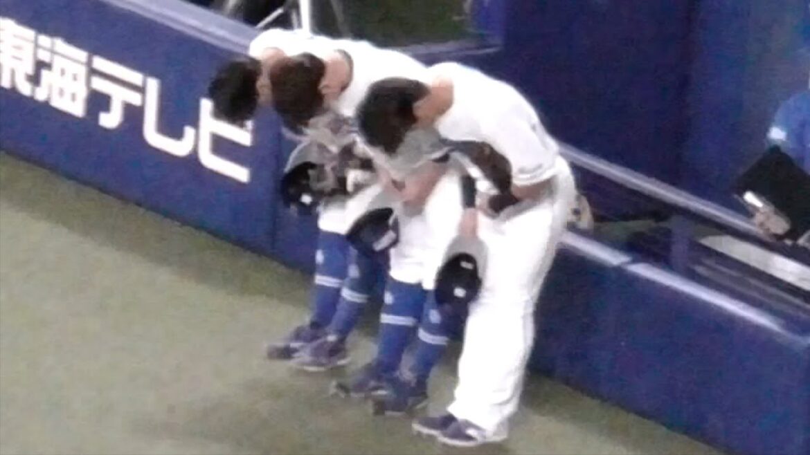 ひとり増えてる！宇佐見と幹也 そして板山が新加入！いつもの勝利のご挨拶　中日ドラゴンズVS広島東洋カープ　2024/07/05