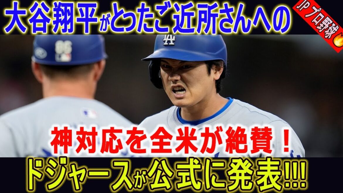 大谷夫妻の新居周辺でトラブル発生!!! ご近所さん達を守るために···大谷のとった神対応が絶賛【海外の反応/MLB】 大谷夫妻の新居周辺でトラブル発生!!! ご近所さん達を守るために···大谷のとった神対応が絶賛【海外の反応/MLB】