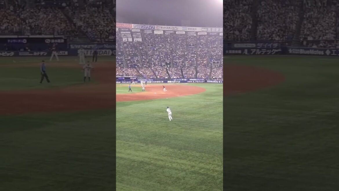 20240529、９回表、佐々木千隼初登板でいきなり森エラーも気迫で３，４番を抑える！！