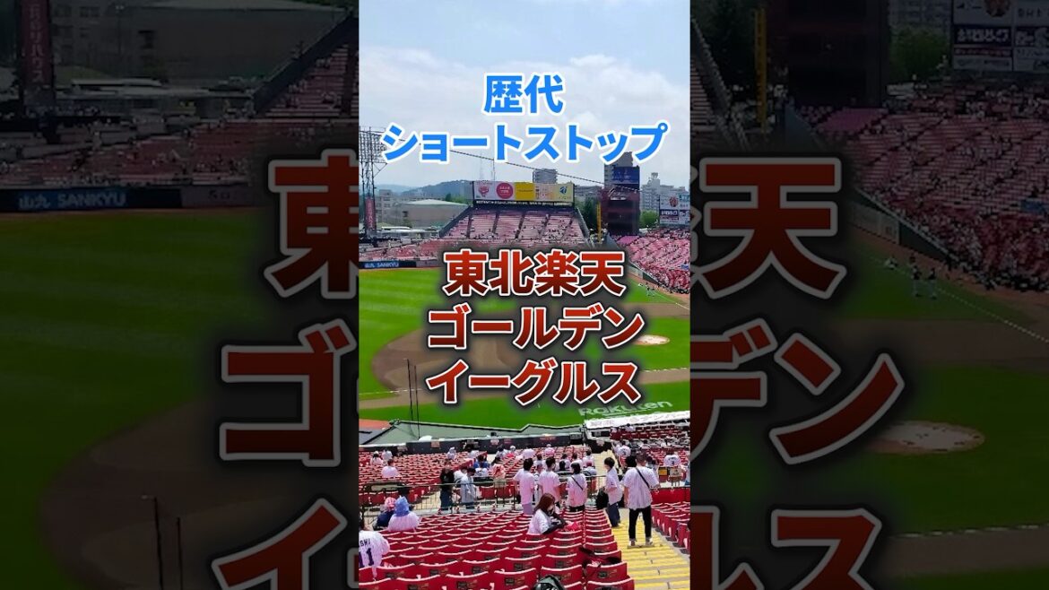 歴代ショートストップ【東北楽天ゴールデンイーグルス】#npb #プロ野球 #野球 #東北楽天ゴールデンイーグルス #遊撃手