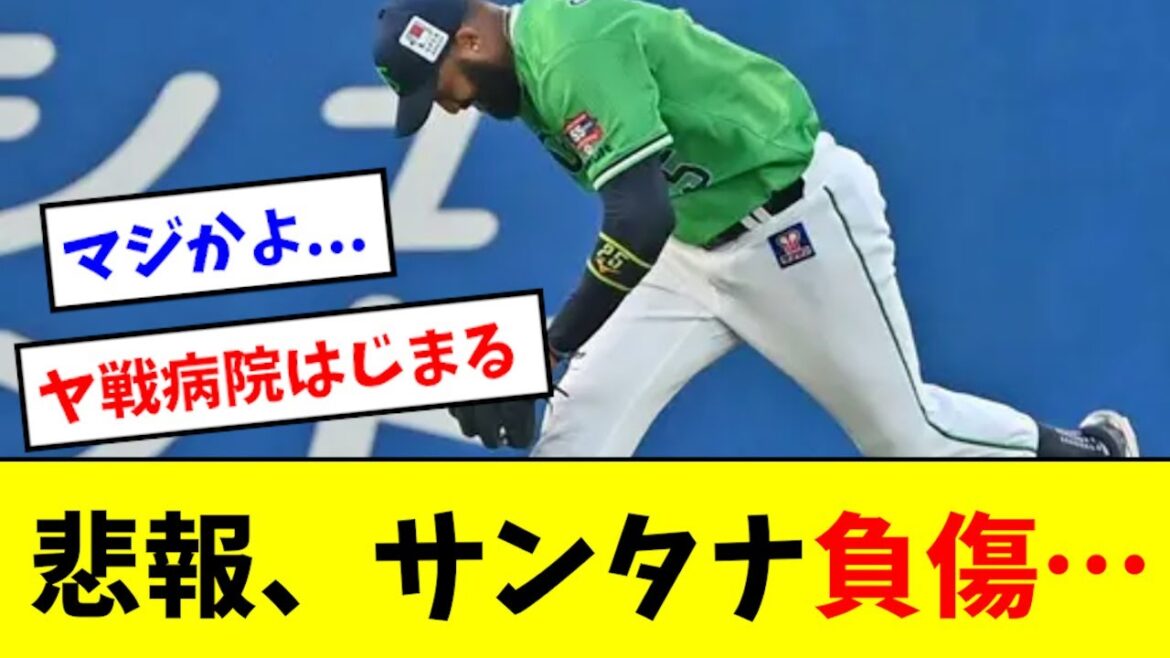 【悲報】サンタナ、負傷交代か...