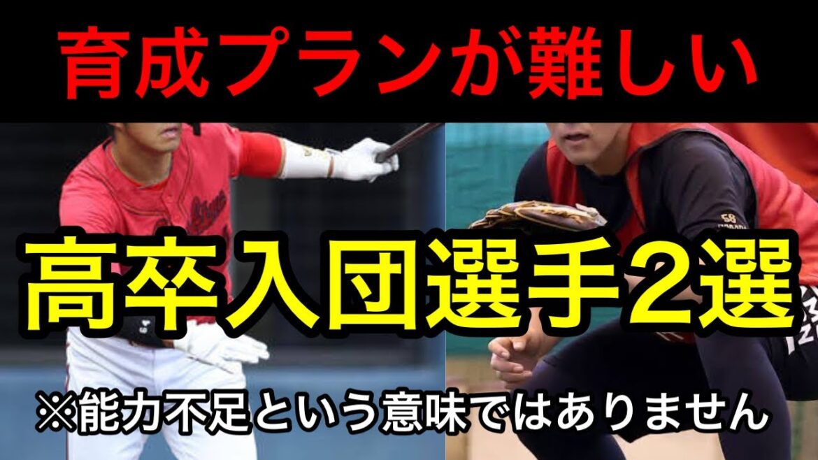 育成プランが難しい若手選手2選。早めに結果が求められる理由と今後について考察します。