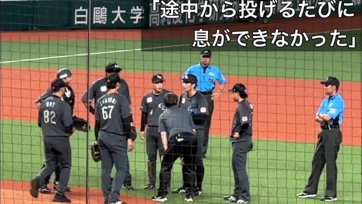 【きょう最高気温35℃のベルーナドーム】小島和哉投手 これ熱中症では…？【西武vs ロッテ】2024/7/5