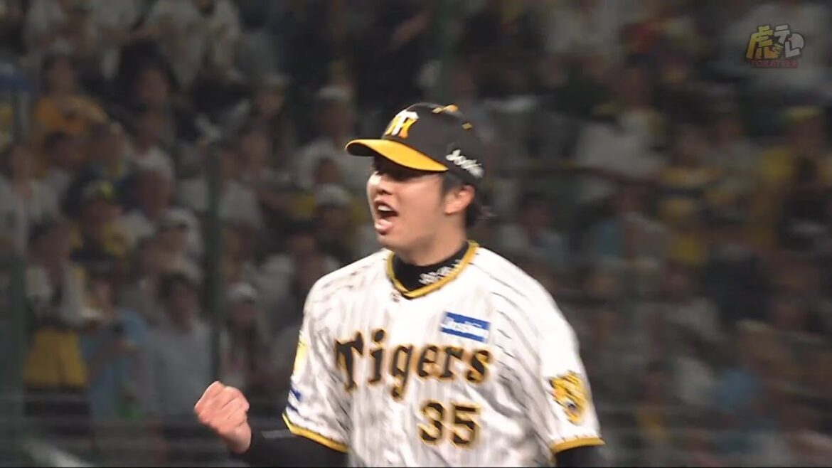 【逆転を信じて】先発の #才木浩人 投手は7回、109球1失点の好投でマウンドを降ります！【2024/7/9Ｔ－S】