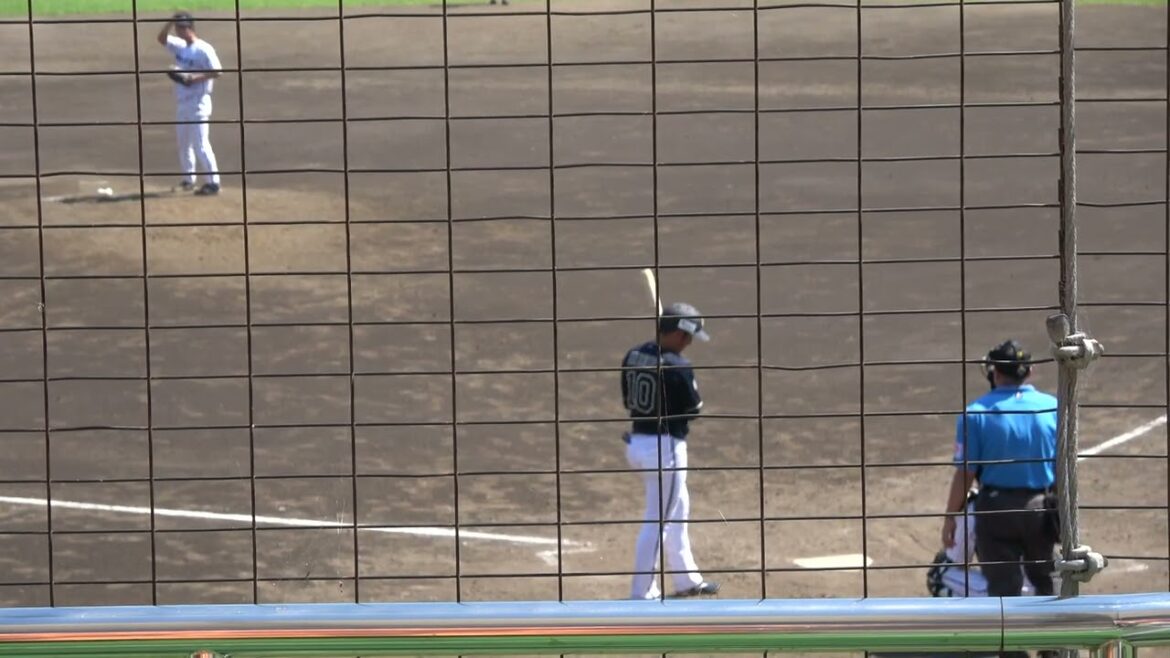 オリックスバファローズ 大城滉二選手 サードへの内野安打 第3打席 VS くふうハヤテベンチャーズ 野口渉投手 2024/7/4 ちゅーるスタジアム