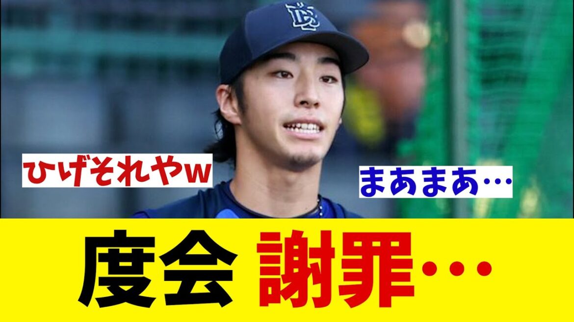 DeNA・度会隆輝　サヨナラ献上で謝罪・・・【野球情報】【2ch 5ch】【なんJ なんG反応】【野球スレ】