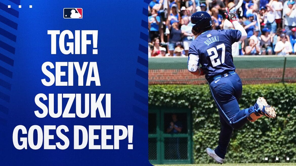 Seiya Suzuki goes deep to jumpstart the weekend in Chicago! 鈴木誠也ハイライト