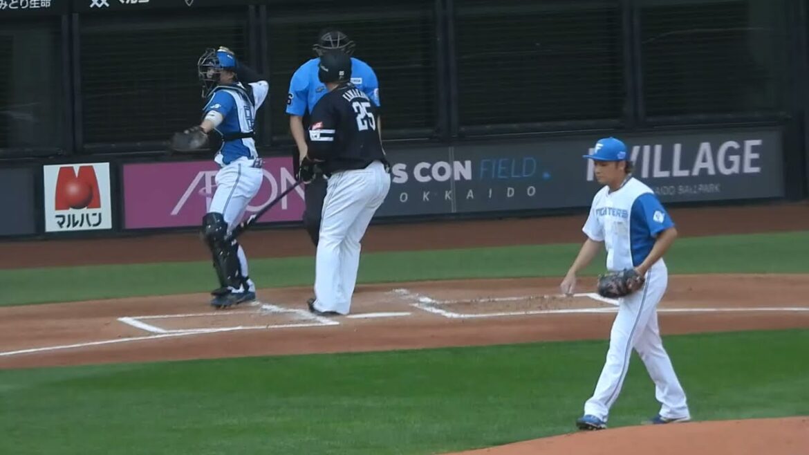 伊藤大海vs山川穂高の本気対決🔥フルカウントからの三振で燃える‼︎エスコンフィールド北海道日本ハムファイターズ対ソフトバンク