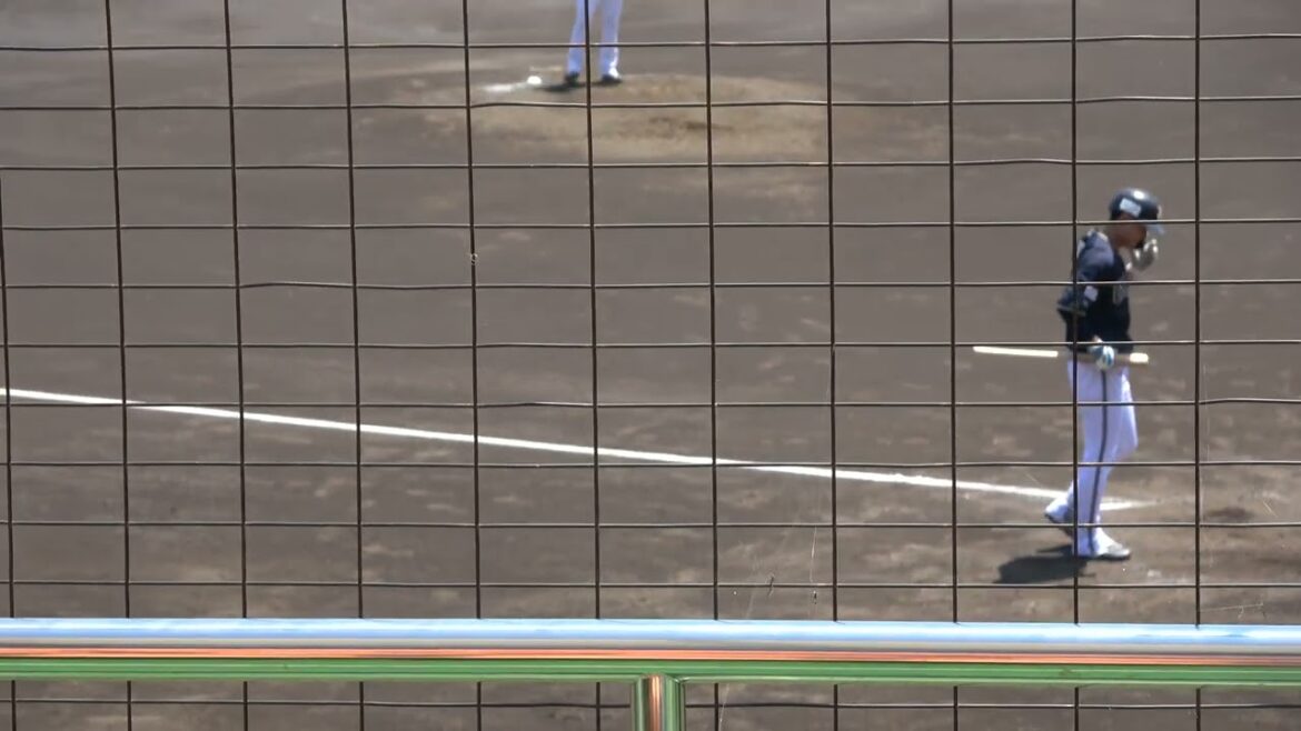 オリックスバファローズ 元謙太選手 第1打席 見逃し三振 VS くふうハヤテベンチャーズ 竹内奎人投手 2024/7/4 ちゅーるスタジアム