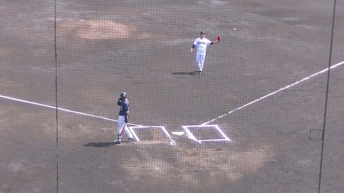 【巨人】笠島尚樹〜横瀬辰樹をファーストゴロに打ち取る2024年7月3日 読売ジャイアンツ3軍 対 SUBARU