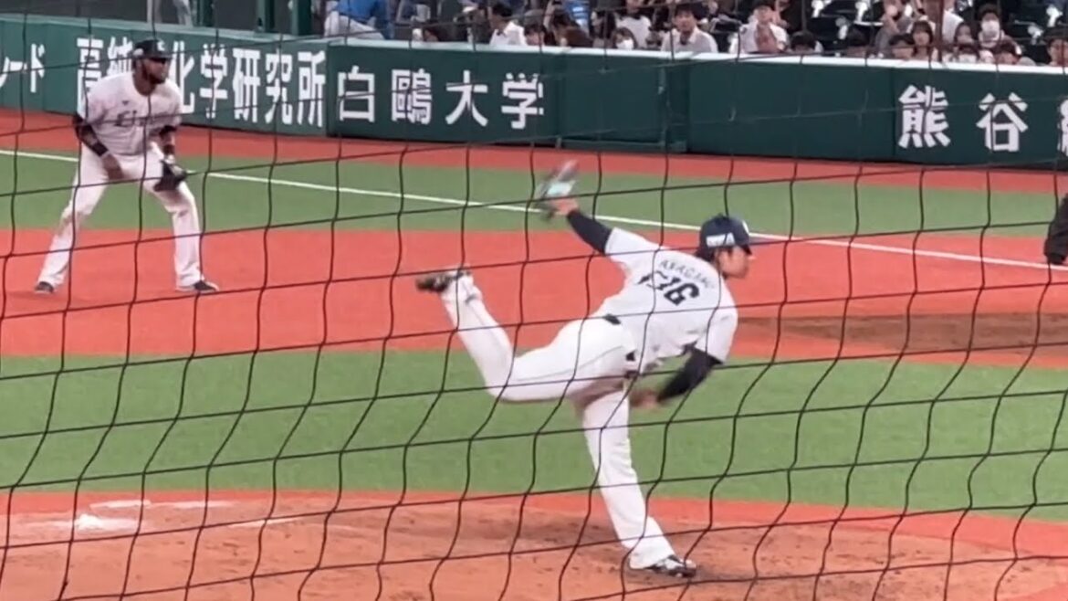 育成ピッチャー赤上優人 ストレートは全球150km/h超え！ 8回表を三者凡退に抑える【西武vs 日本ハム】2024/7/2 ファーム