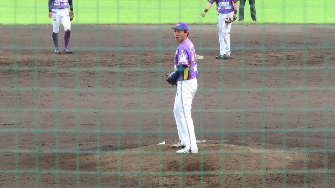 2024/6/25　重吉 翼 （神奈川フューチャードリームス）　ソフトバンク3軍戦　1イニング　最速143km/h