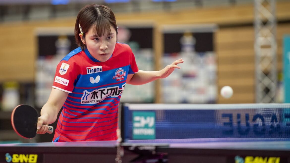 森さくら vs 平野美宇 TBESTGAME 日本生命レッドエルフ vs 木下アビエル神奈川 ノジマTリーグ2023-2024 2023年12月2日 北ガスアリーナ札幌46【卓球Tリーグ公式】