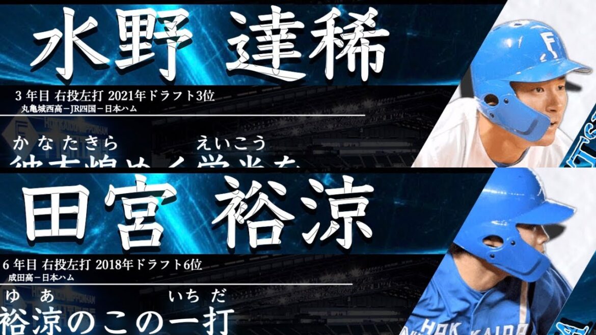 【新応援歌】田宮 裕涼/水野 達稀 (Feat きりたん&イタコ)