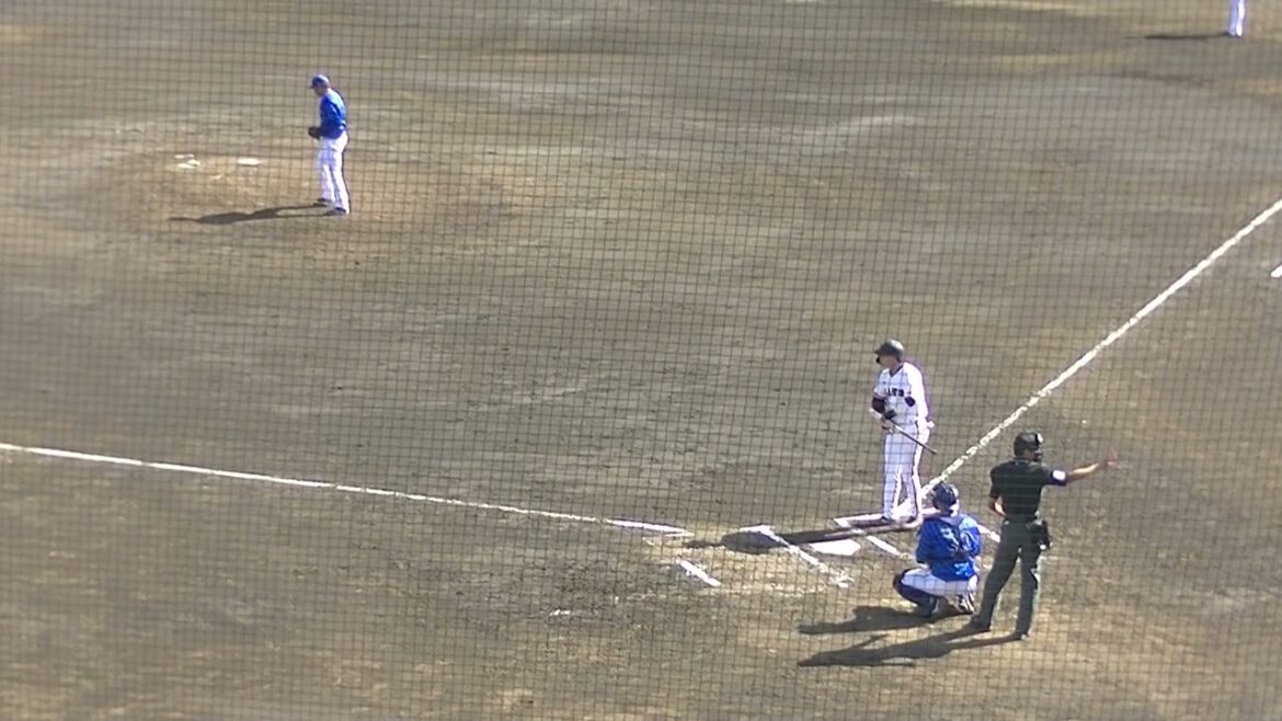 中山礼都を三振にとる佐々木千隼（2024年5月10日 読売ジャイアンツ対 横浜DeNAベイスターズ）