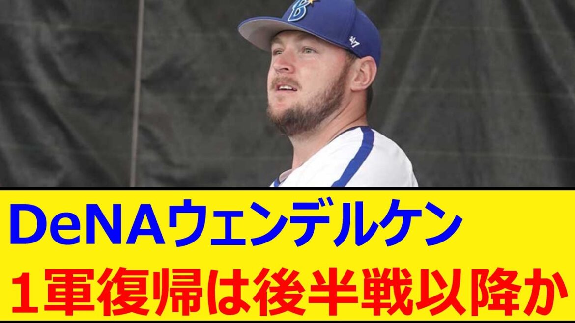 DeNAウェンデルケン、1軍復帰は後半戦以降か【プロ野球、なんJ、なんG反応】【2ch、5chまとめ】【横浜DeNAベイスターズ、横浜ベイスターズ、横浜、ベイスターズ、JB】