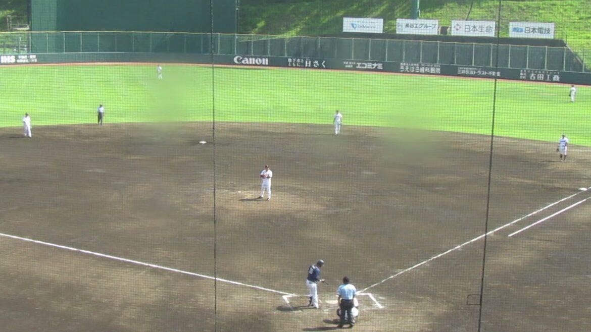 ジャイアンツ笠島尚樹がデッドボールで流石に相手が怒り気味＜読売ジャイアンツ対SUBARUプロアマ交流戦2024年7月3日＞