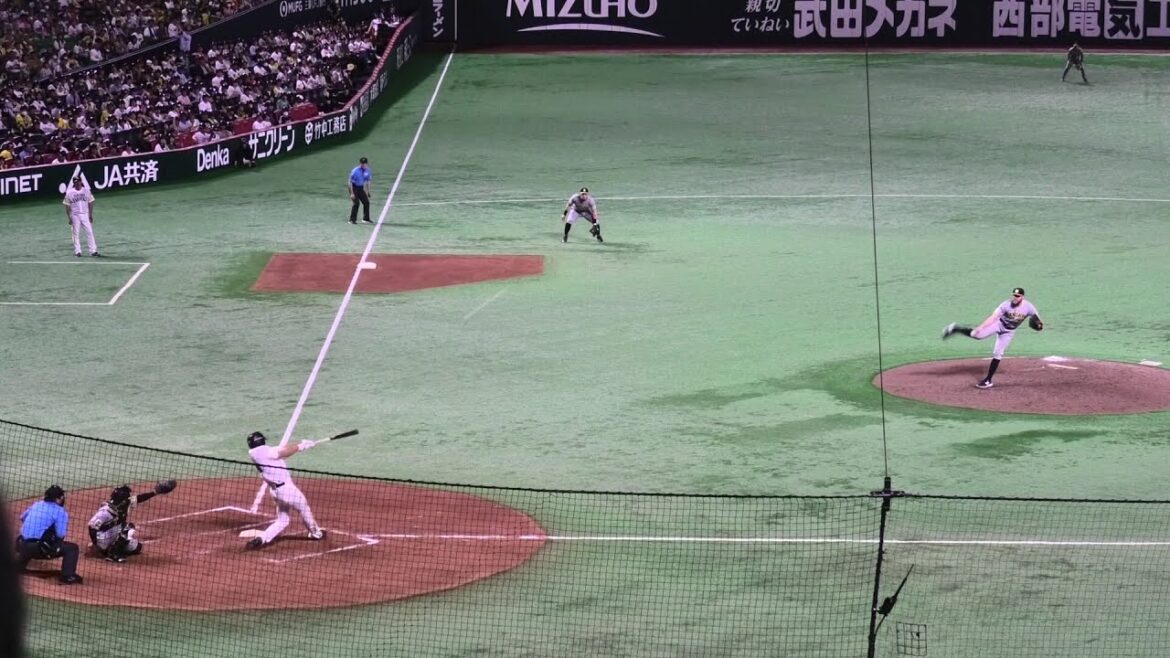 2024/6/15 ホークス #笹川吉康 プロ入り初ホームラン