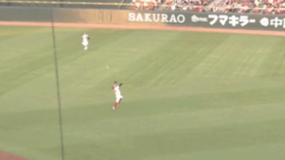 広島菊池の守備、上手すぎる…