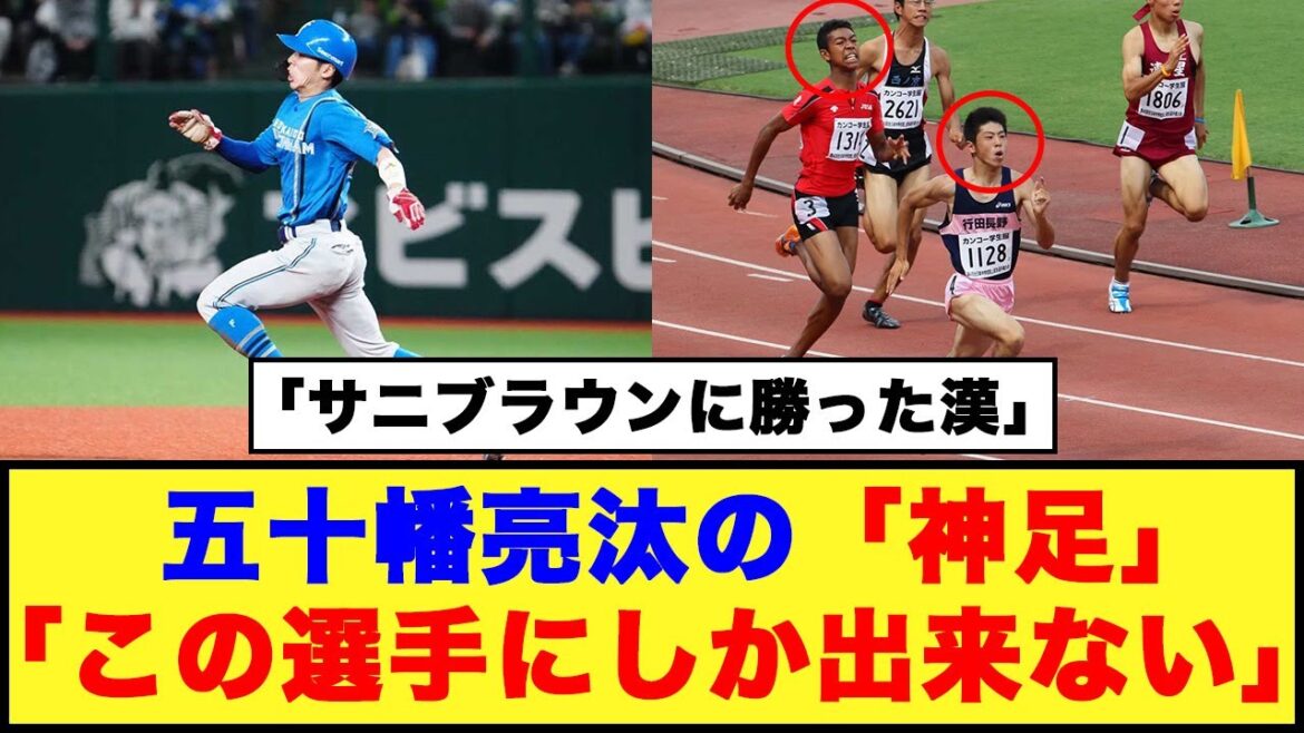 【五十幡亮汰の神足】「この選手にしか出来ない」【日本ハム反応集】【ネットの反応】#日本ハムファイターズ #五十幡亮汰 #新庄監督