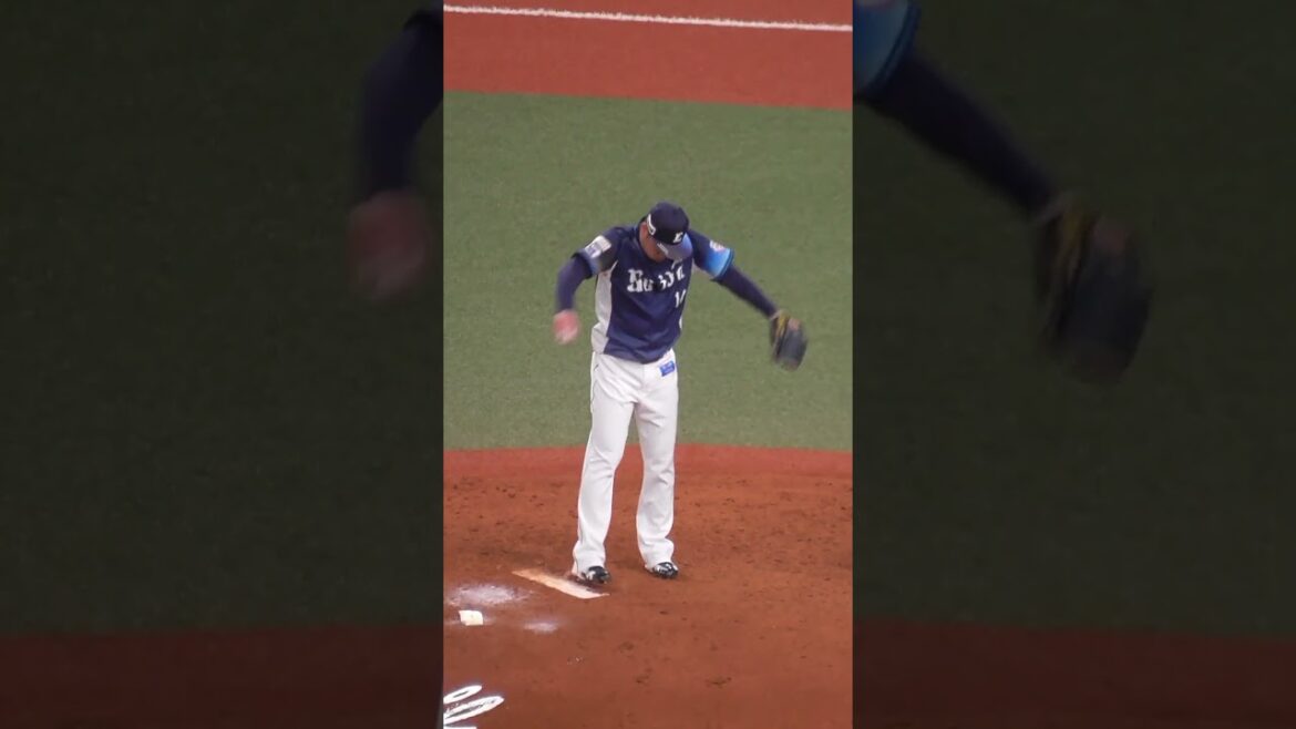 増田 達至　投球モーションに入る前に胸騒ぎの腰つき　#埼玉西武ライオンズ #shorts