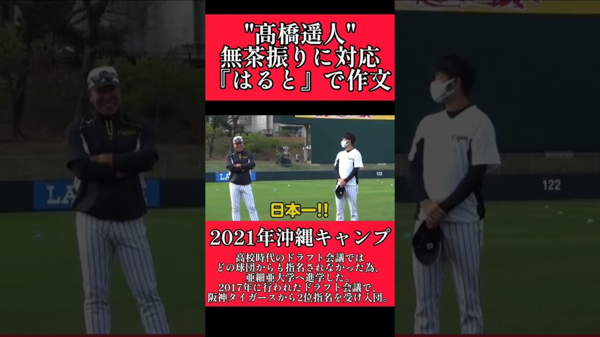【阪神】"髙橋遥人"無茶振りに対応！ #阪神 #阪神タイガース #髙橋遥人 #shorts