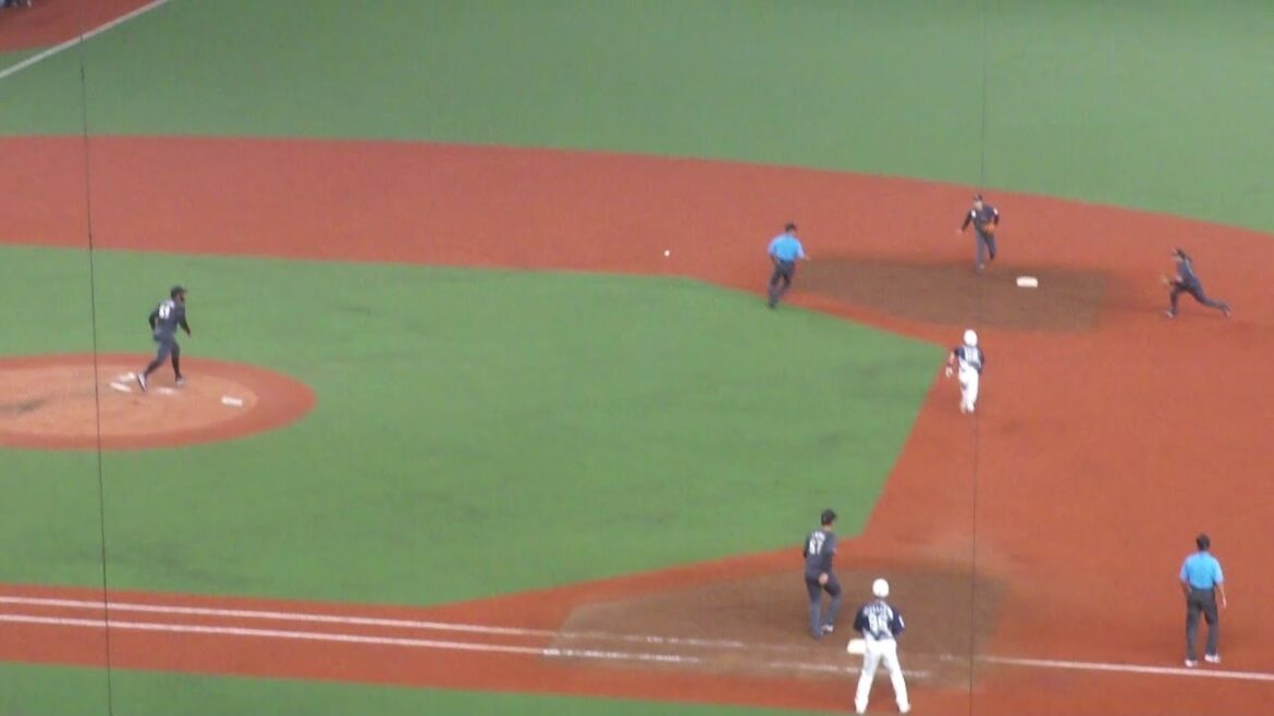 ロッテ 小川龍成 ナイスプレー　西武 vs ロッテ　2024年7月6日(土) ベルーナドーム