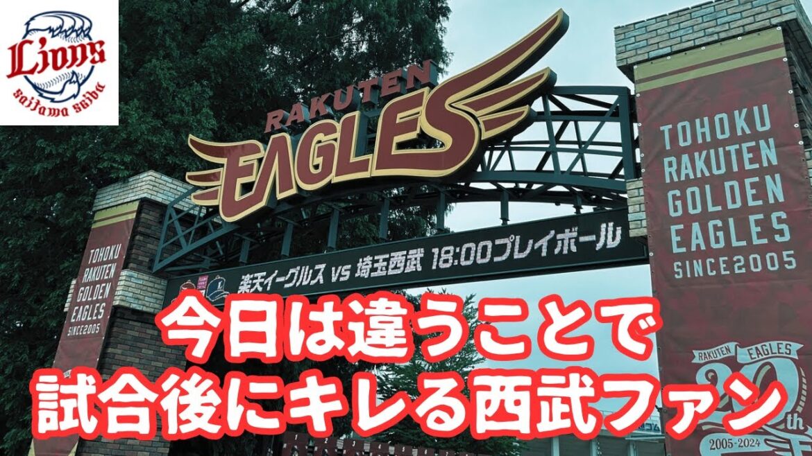 【借金30】負けは仕方ないが、後味悪いアウトコールに試合後怒る獅子女【西武ファン】