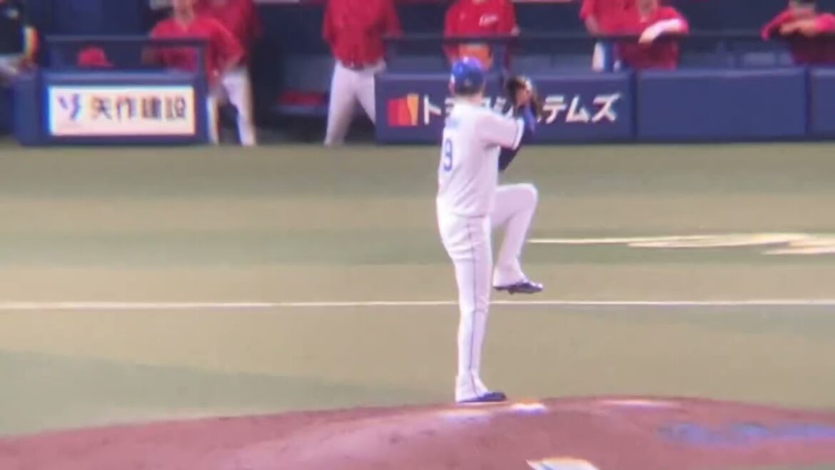 9回 秋山から三振を奪う髙橋宏斗(2024/7/5)