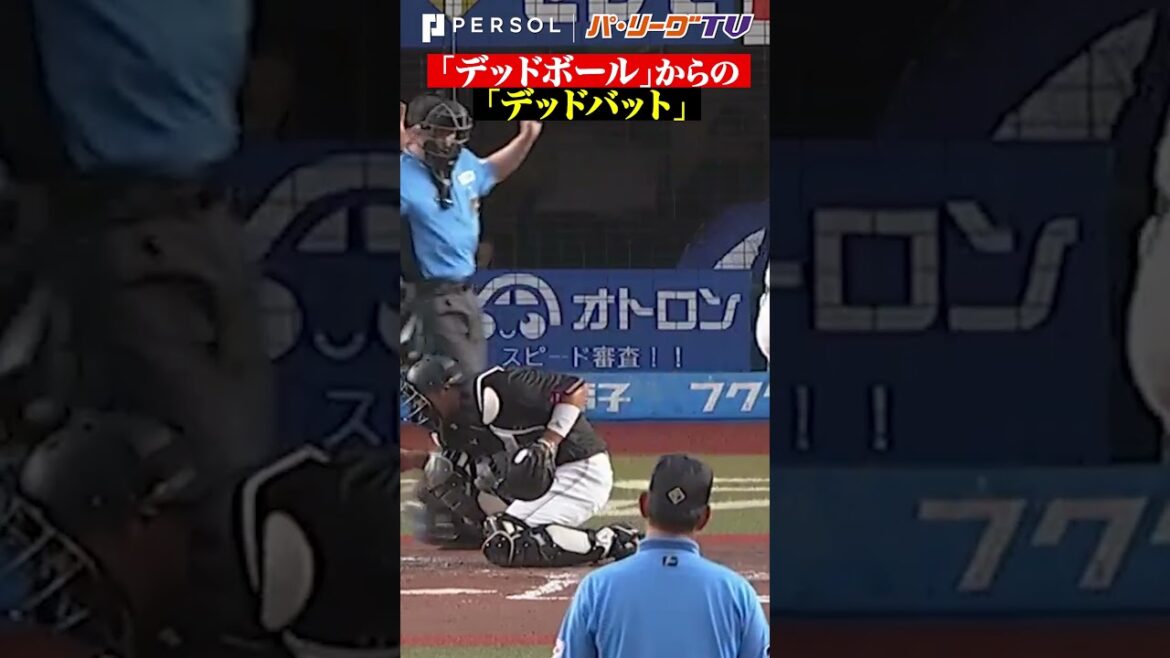 Pacific-League: デッドボールからの「デッドバット」 #shorts デッドボールからの「デッドバット」 #shorts