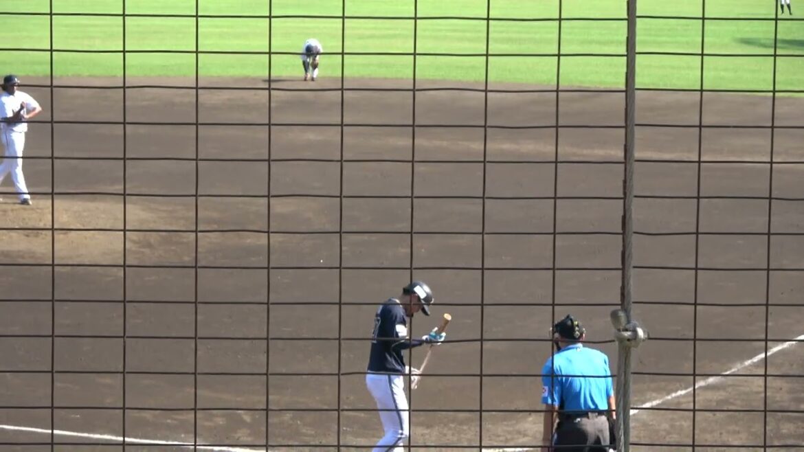 オリックスバファローズ 元謙太選手 第4打席 見逃し三振 VS くふうハヤテベンチャーズ モラ投手 2024/7/4 ちゅーるスタジアム