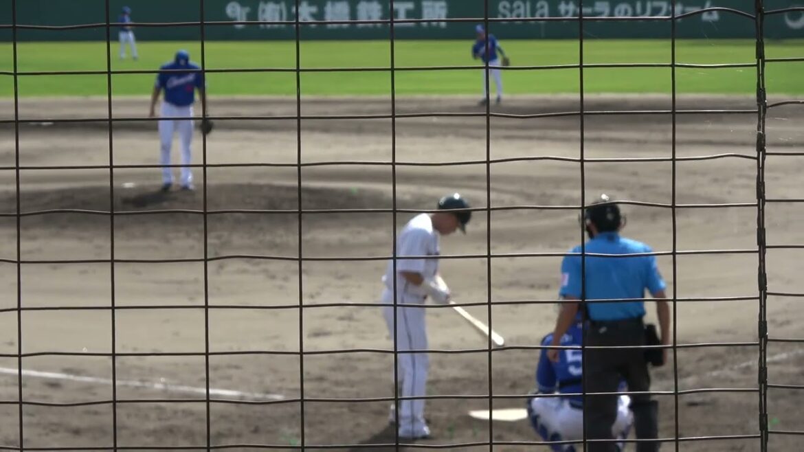 くふうハヤテベンチャーズ 折下光輝選手 代打 第1打席 一瞬ホームランかと思ったレフトフライ VS 中日ドラゴンズ 岩嵜翔投手 2024/6/29 浜松球場