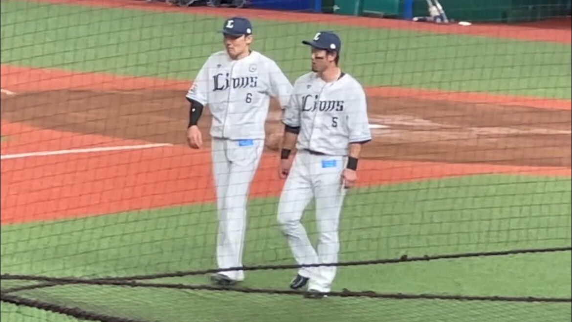 揃ってオールスター出場が決定したトノゲン(外崎修汰と源田壮亮) 試合前も二人で行動【西武vs 日本ハム】2024/7/9