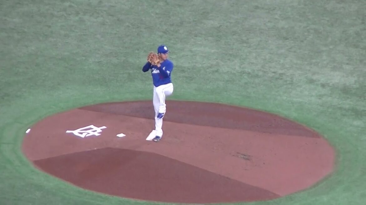 ドラゴンズ柳裕也の投球フォーム【読売ジャイアンツ対 中日ドラゴンズ2024年4月25日】