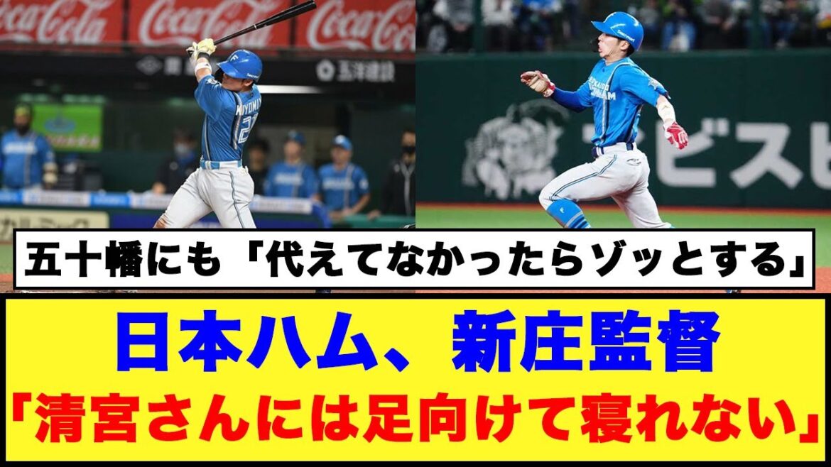 【日本ハム】新庄監督「清宮さんには足向けて寝れない」五十幡にも「代えてなかったらゾッとする」【日本ハム反応集】【ネットの反応】#日本ハムファイターズ #新庄監督 #清宮幸太郎 #五十幡亮汰 【日本ハム】新庄監督「清宮さんには足向けて寝れない」五十幡にも「代えてなかったらゾッとする」【日本ハム反応集】【ネットの反応】#日本ハムファイターズ #新庄監督 #清宮幸太郎 #五十幡亮汰